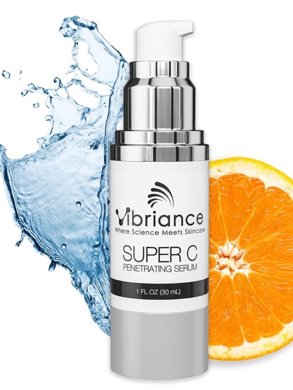 Super C Penetrating Serum – Vitamin C Brightening Serum (White/Silver)